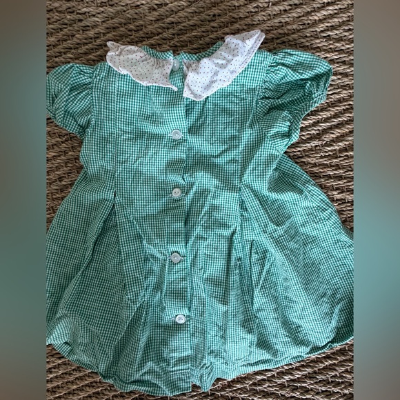 🎀 James & Lottie Outfit Bundle,Size 18M | Red Gingham Set + Green gingham Dress - Picture 5 of 10